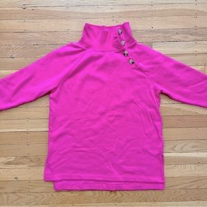 J.Crew Factory Wide Button-Collar Tunic Sweatshirt XS